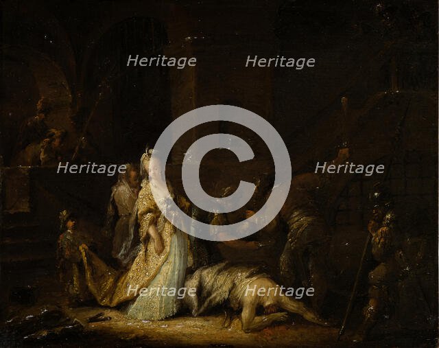 The Decapitation of St John the Baptist, c1750-1769. Creator: Johann Georg Trautmann.