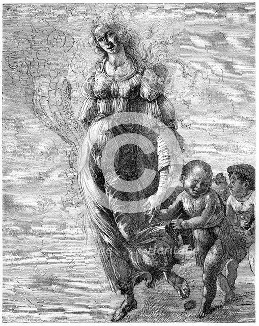 Botticelli's 'Abundance', 1882. Artist: Unknown