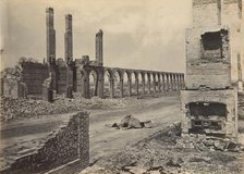 Ruins of the R.R. Depot, Charleston, South Carolina, 1860s. Creator: George N. Barnard.