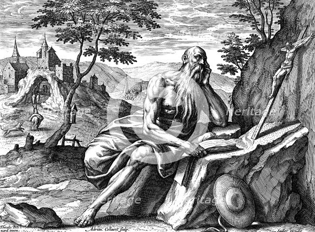 St Jerome, c1540-1567. Artist: Adriaen Collaert
