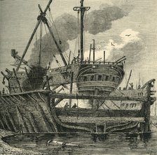 'Floating Dock, Deptford (1820)', (c1878). Creator: Unknown.