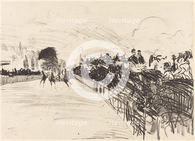 The Races (Les courses), 1865. Creator: Edouard Manet.