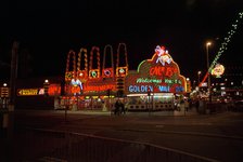 Illuminated amusement arcades, Blackpool, 1999. Artist: P Williams