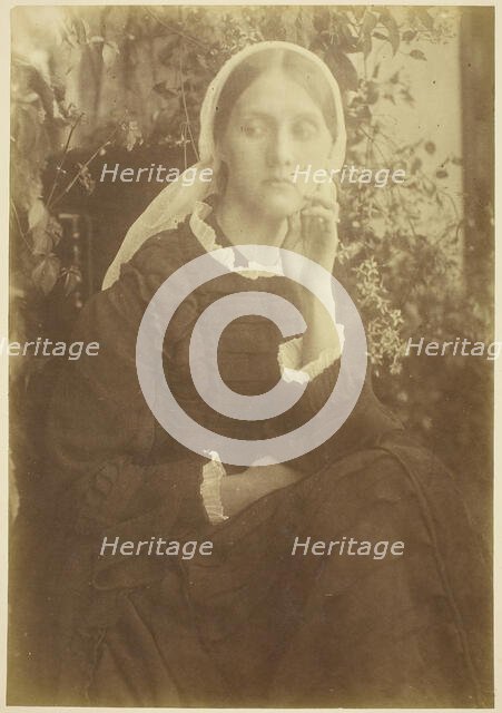 Mrs. Herbert Duckworth, 1872. Creator: Julia Margaret Cameron.