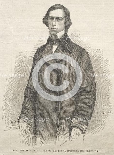 Hon. Charles Hale, Speaker of the House, Massachusetts Legislature, 1859. Creator: Winslow Homer (American, 1836-1910).