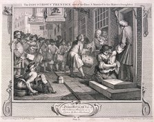 'The industrious 'prentice...married...', plate VI of Industry and Idleness, 1747. Artist: William Hogarth