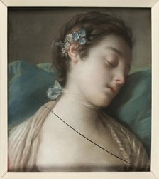 Sleeping Girl, c.1750. Creator: Pietro Rotari.