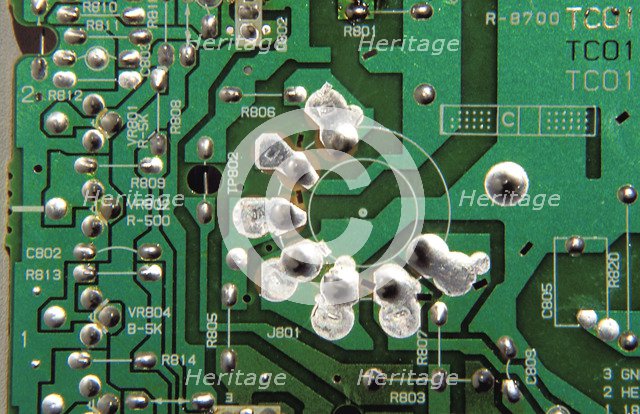 Printed circuit board. Artist: Unknown