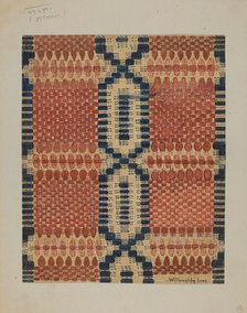 Coverlet, 1935/1942. Creator: Willoughby Ions.