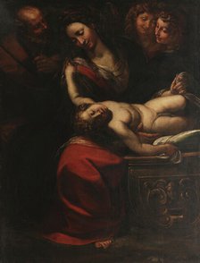 The Holy Family with sleeping Jesus, 1615-1618. Creator: Procaccini, Giulio Cesare (1574-1625).