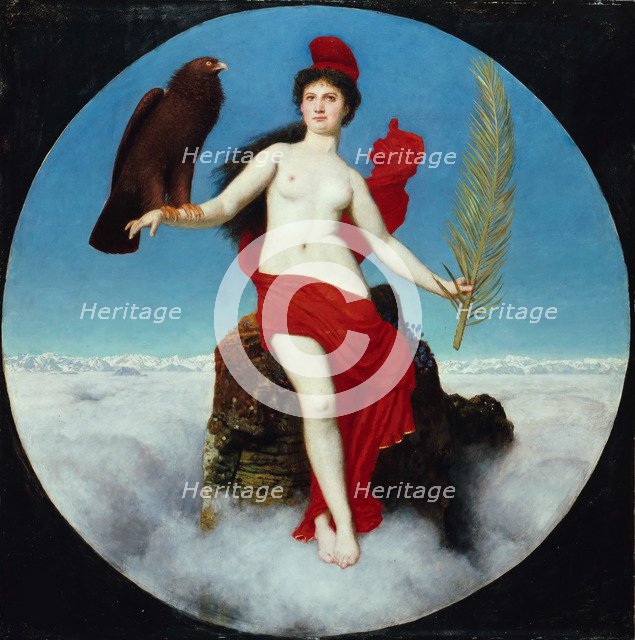 The Freedom (Helvetia), 1891. Creator: Böcklin, Arnold (1827-1901).