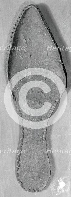 Sole of a Shoe, England, c. 1480. Creator: Unknown.