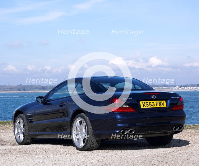 2003 Mercedes Benz SL55 AMG. Artist: Unknown.