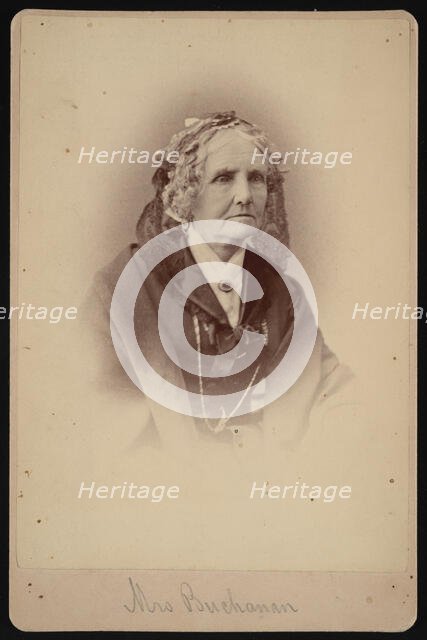 Portrait of "Mrs. Buchanan", 1875. Creator: Samuel Montague Fassett.