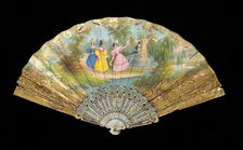 Fan, European, 1830-50. Creator: Unknown.