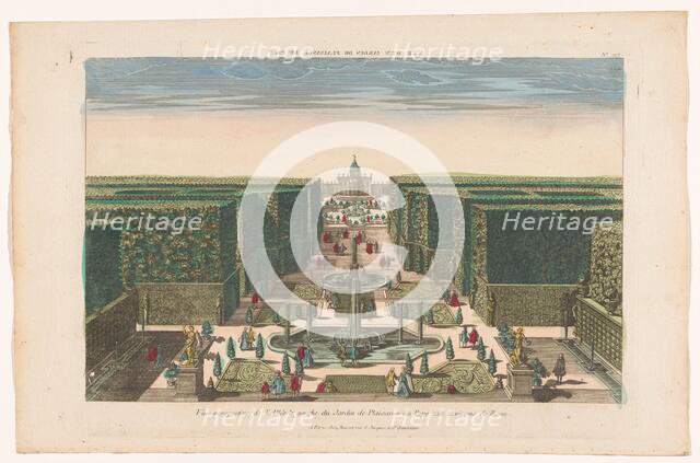 View of an avenue in the Vatican Gardens in the vicinity of the city of Rome, 1700-1799. Creator: Anon.