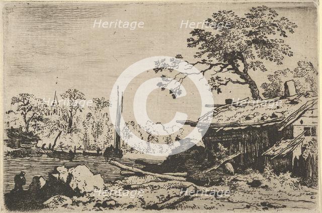 The Ruinous Hut, 17th century. Creator: Allart van Everdingen.