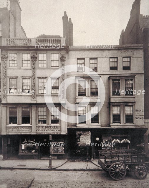 Aldersgate Street, City of London, 1879. Artist: Henry Dixon