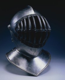 Helmet with Barred Visor, 1500s. Creator: Unknown.