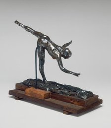 Arabesque over the Right Leg, Right Hand near the Ground, Left Arm Outstretched, c. 1885/1890. Creator: Edgar Degas.