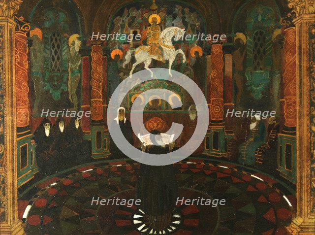 The Prayer. Artist: Brailovsky, Leonid Mikhaylovich (1867-1937)