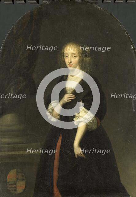 Portrait of Jacoba Bicker (1640-95), wife of Pieter de Graeff, 1663. Creator: Gaspar Netscher.