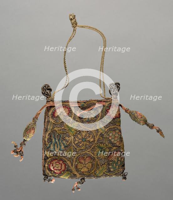 Purse, early 1600s. Creator: Unknown.