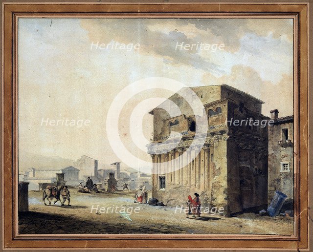 'Rome. The House of Pontius Pilate', 1788.  Artist: Thomas de Thomon