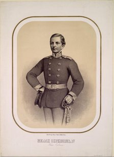 Milan I (1854-1901), King of Serbia, c. 1869. Artist: Anonymous  