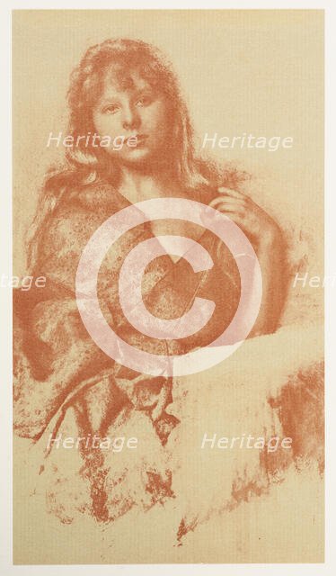 Young girl. From the portfolio: Robert Demachy,  c.1890-1914. Creator: Robert Demachy.