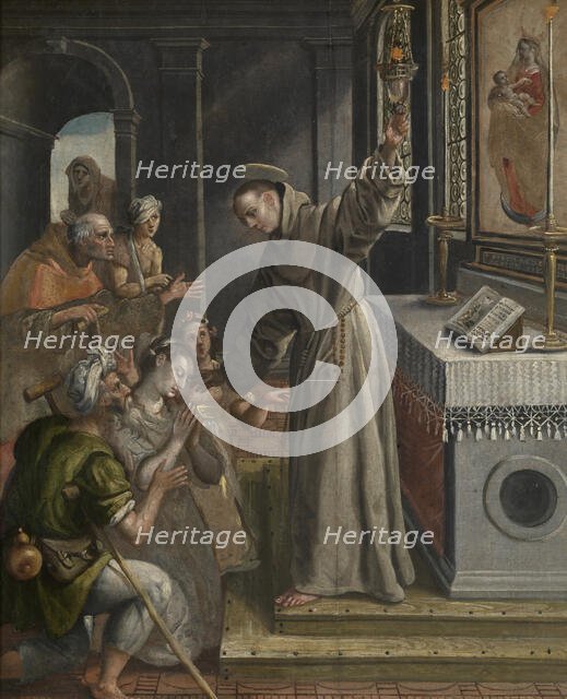 Saint Didacus Heals the Sick c1560-1600. Creator: Martin de Vos.