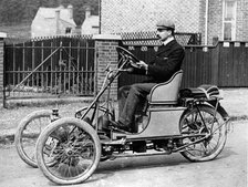 1904 Ribble 8hp tricar. Creator: Unknown.