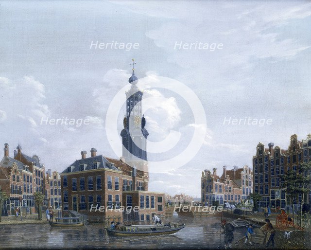 'View of the Mint Tower at Amsterdam', 1777. Artist: Isaak Ouwater