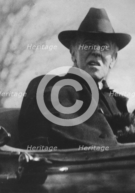 Thomas Woodrow Wilson, 28th President of the United States, c1913-1924. Artist: Unknown