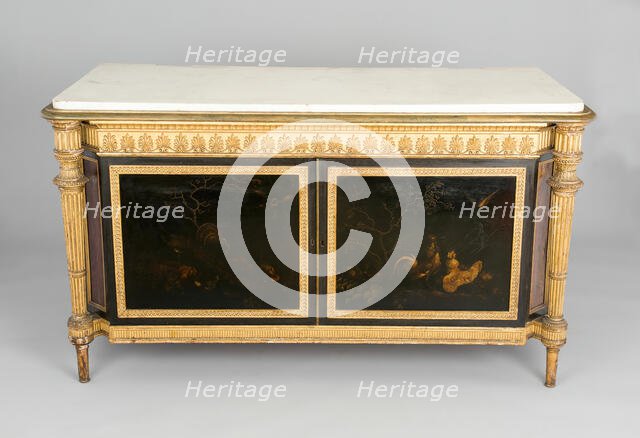 Cabinet, England, c. 1780/1820. Creator: Unknown.