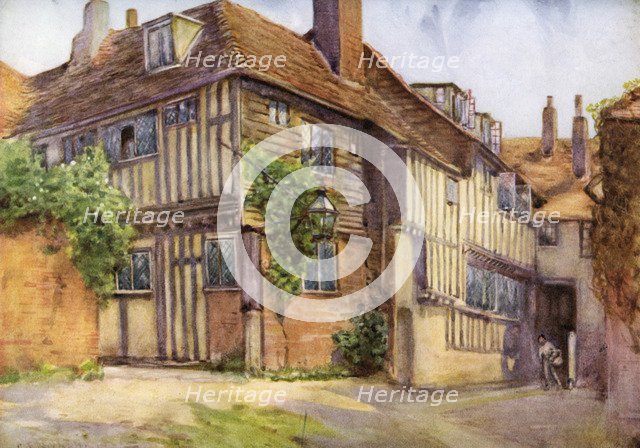 'Mermaid Inn, Rye, Sussex', 1924-1926.Artist: George F Nicholls