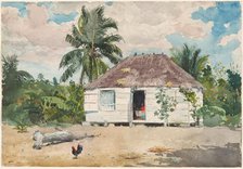 Native hut at Nassau, 1885. Creator: Winslow Homer.