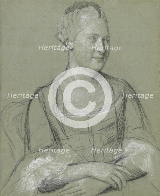 Portrait of a Woman, 1758-1762. Creator: Jean-Etienne Liotard.