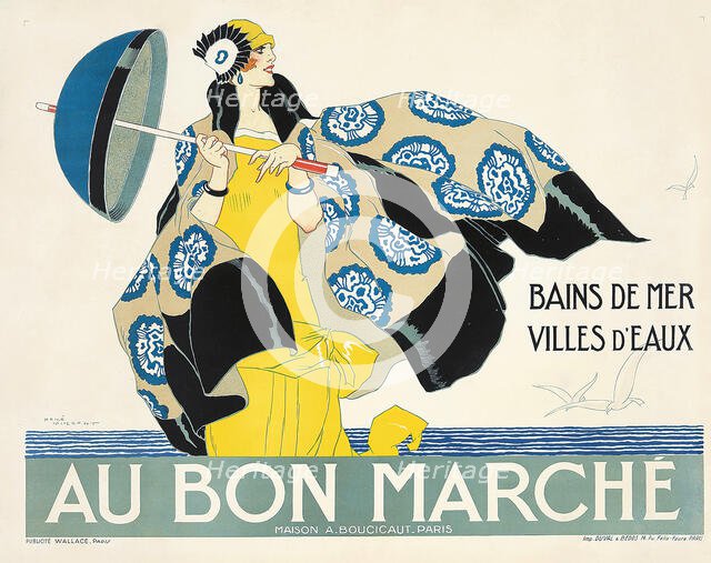Au Bon Marché , c. 1925. Creator: Vincent, René (1879-1936).