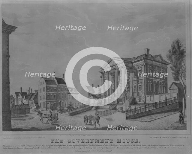 The Government House, New York, ca. 1850-1865. Creator: Charles Currier.