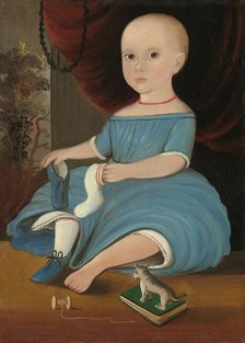 Baby in Blue, c. 1845. Creator: William Matthew Prior.
