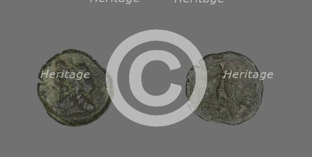 Coin Depicting the God Zeus (?), about 400 BCE or earlier. Creator: Unknown.