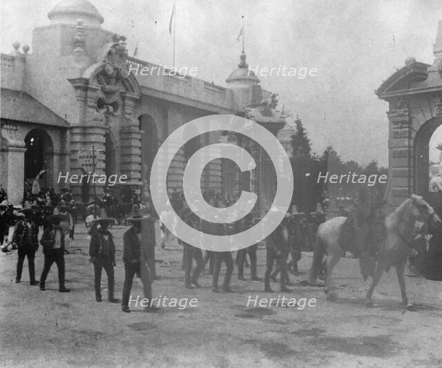 Pan-American midway parade, 1901. Creator: Frances Benjamin Johnston.