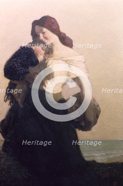 The Happy Mother, 1913. Creator: Max Bohm.