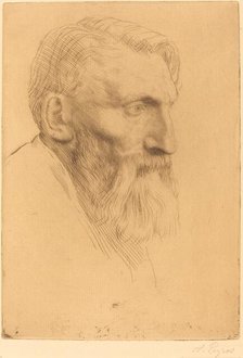 Auguste Rodin. Creator: Alphonse Legros.