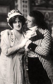 Robert Evett (1874-1949) and Denise Orme (1885-1960) in The Merveilleuses, early 20th century.Artist: Rotary Photo