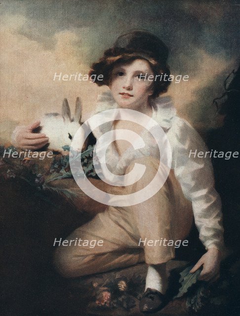 'Boy with Rabbit', c1814 (1912).Artist: Henry Raeburn