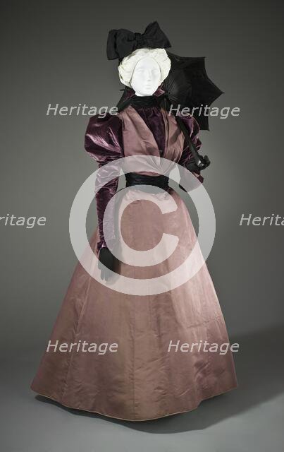 Woman’s two-piece dress, c.1897. Creator: Unknown.