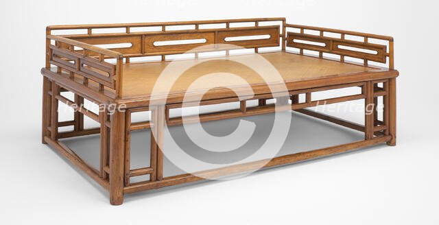 Couch-Bed, late Ming/early Qing dynasty, 17th century. Creator: Unknown.