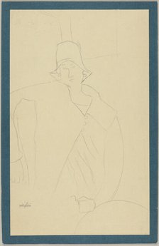 Seated Woman, n.d. Creator: Amadeo Modigliani.